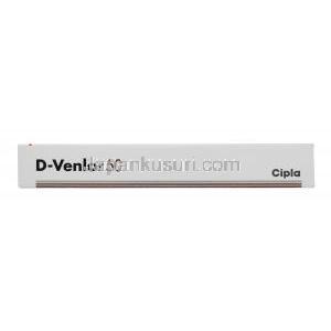 D-ベンラー 50,デスベンラファキシン E.R 50mg 30錠 箱 側面
